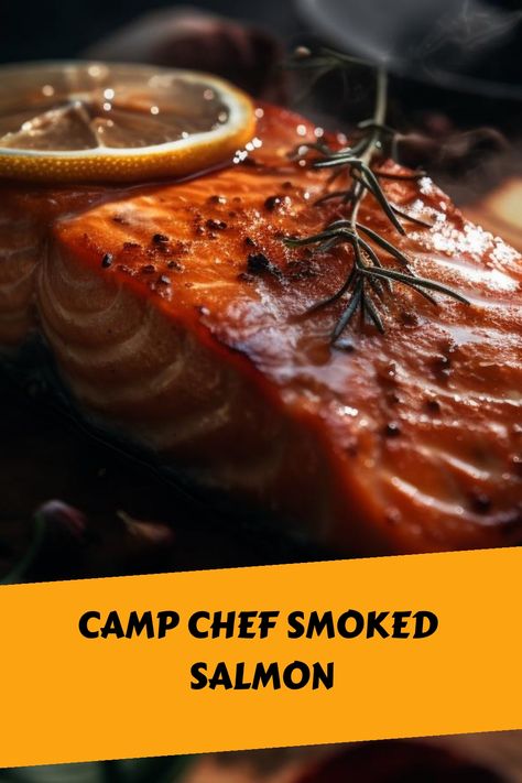 Camp Chef Recipes, Smoked Salmon Recipe, Smoked Recipes, Smoked Salmon Recipes, Red Salmon, Camp Chef, Salmon Filet, Charcoal Bbq, Cooking Game