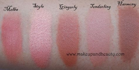 Mac blush Mac Gingerly Blush, Mac Peaches Blush, Blush Guide, Blush Swatches, Mac Blush, Mac Lipsticks, Eye Makeup Techniques, Peach Blush, Mac Eyeshadow