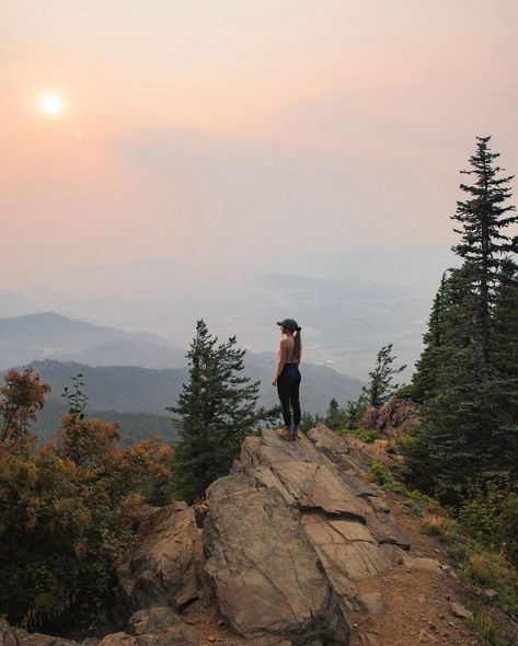 A very hazy Elk Mountain sunset ⛰️ #hellobc #chilliwack #fraservalley #hike #sunset #mountains Fraser Valley, Mountain Sunset, Travel Photography, Hiking, Road Trip, Photography, Travel