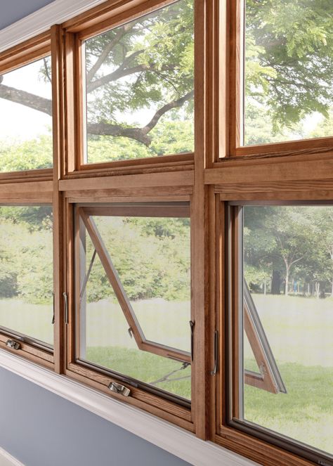 All about Windows  - Changing out old windows is much easier than you think. Find out all about how easy it is and which window is best for you. Sponsored by my partner @milgard #milgard Latest Window Designs, Wooden Window Design, Milgard Windows, Modern Window Design, House Awnings, House Window Design, Awning Windows, Residential Windows, Replacement Windows