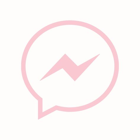 Messenger Pink Messenger Icon, Ipad Inspiration, Aesthetic Screen, Messenger Icon, Icons Ig, Iphone Widgets, Screen Aesthetic, Pink Icons, Phone Theme