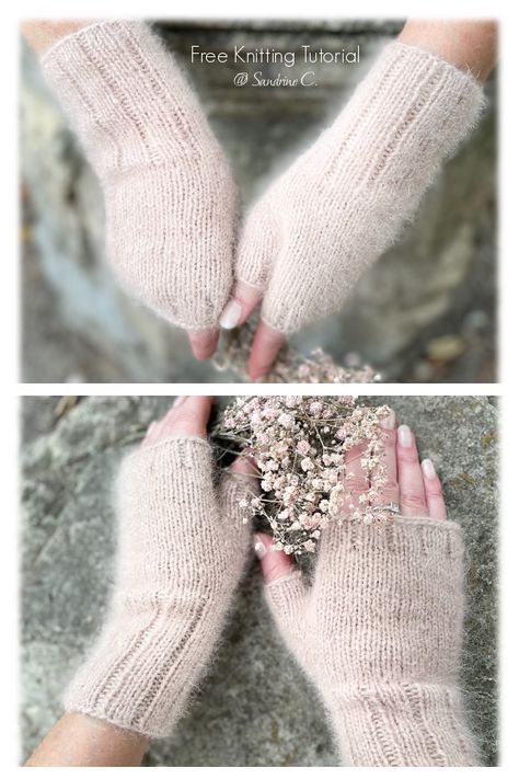 Easy Knit Fingerless Gloves, Knit Fingerless Gloves Free Pattern, Fingerless Mitts Knit, Fingerless Mittens Pattern, Fingerless Gloves Knitted Pattern, Knit Fingerless Gloves, Glove Pattern, Gloves Pattern, Easy Knit