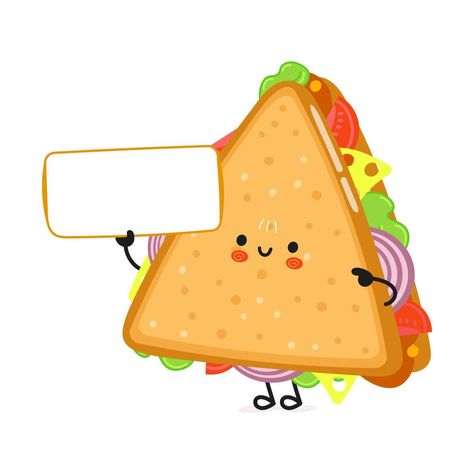 Sandwich Cartoon Drawing, Cute Sandwich Drawing, Sandwich Character, Sandwich Background, Sandwich Craft, Sandwich Cartoon, Sandwich Poster, Cartoon Sandwich, Funny Sandwich