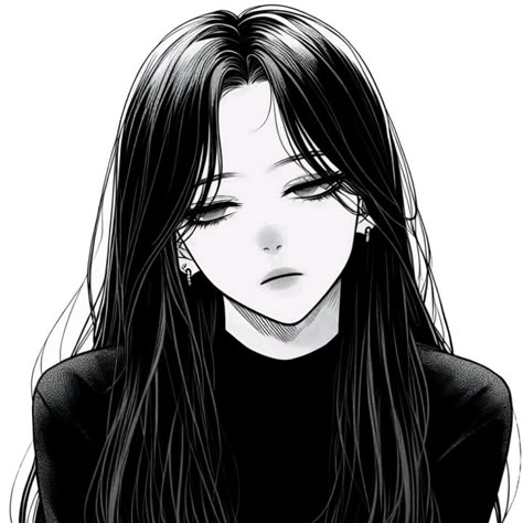 Black And White Anime, Manga Pfp, Cute Profile, Anime Monochrome, Cartoon Profile, Cartoon Profile Pics, Cute Profile Pictures, Anime Pics, Anime Pfp