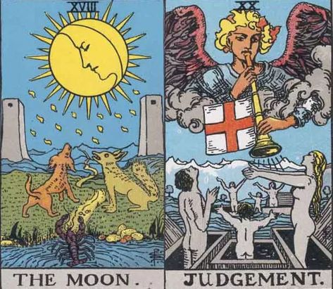 Judgement Tarot Card, Pentacles Tarot, Swords Tarot, Major Arcana Cards, Tarot Major Arcana, Daily Tarot, Rider Waite, Minor Arcana, Tarot Card Meanings