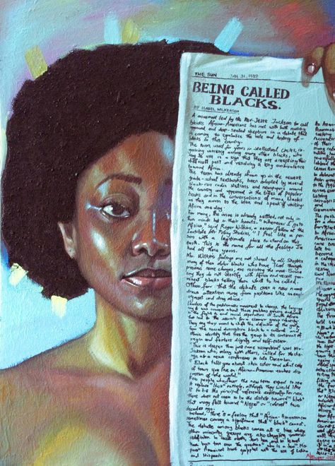 Original realism painting by Prosper Aluu (Nigeria). This one-of-a-kind oil on canvas painting measures 24W x 36 H inches. The portrait painting ships in a crate directly from the artist's studio and is covered by the 14-day satisfaction guarantee from Saatchi Art, so you can buy with confidence. Portrait Mural Art, African American Dark Academia, Afrocentric Paintings, Black Woman Portrait Painting, Baddie Vision Board, Black Artists Artworks, Black Art Painting Abstract, Art History Paintings, Feminine Poses