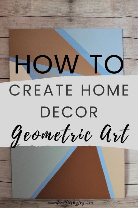 Painting Geometric Patterns, Geometric Painting Ideas, Geometric Art Painting, Geometric Art Diy, Squeegee Painting, Dyi Painting, Wall Art Paint, Geometric Wall Paint, Wall Paint Patterns