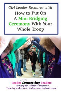 Bridging Ceremony, Girl Scout Bridging, Scout Projects, Girl Scouts Cadettes, Troop Beverly Hills, Brownie Scouts, Brownie Girl, Brownie Girl Scout, Meeting Ideas