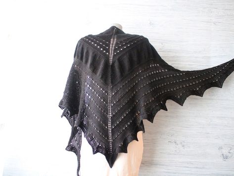 This Shawls & Wraps item by LacyStories has 416 favorites from Etsy shoppers. Ships from Ukraine. Listed on Jun 13, 2023 Bat Shawl, Knit Triangle, Hand Knit Shawl, Black Attire, Black Shawl, Shoulder Wrap, Triangle Shawls, Vampire Bat, Anniversary Gift For Wife