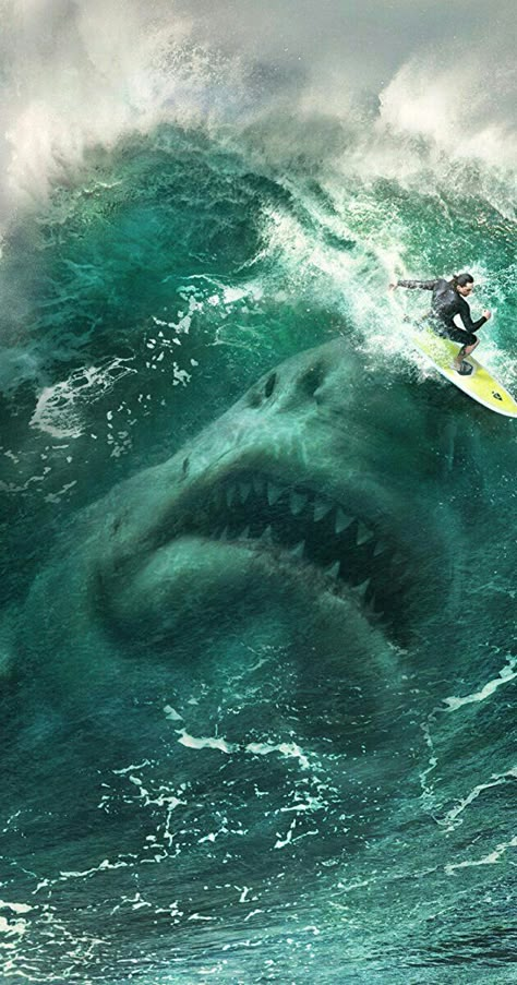 THE MEG Meg Movie, Scary Ocean, Sharks Scary, Mariana Trench, Shark Photos, The Meg, Shark Pictures, Megalodon Shark, Images Disney