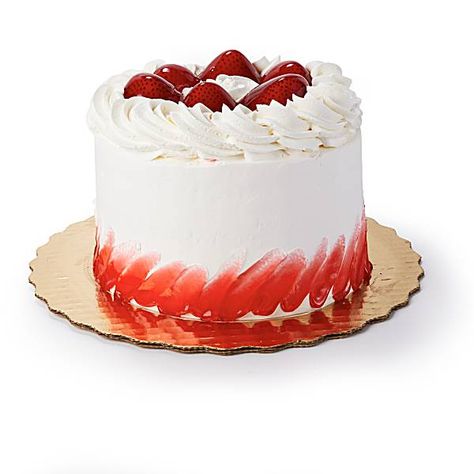 Strawberry & Cream Supreme Cake | Publix Super Markets Cheesecake Filling, Strawberry Cream, Strawberry Cakes, Creamy Cheesecake, Almond Cakes, Fresh Strawberries, Whipped Topping, Strawberry Cake, Delivery Groceries