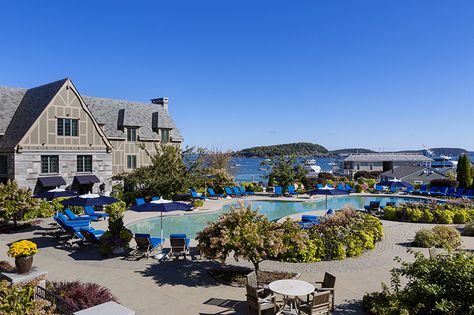 The Harborside Hotel, Spa & Marina embodies the elegant history of “summering” in Maine. Florida East Coast, Lido Beach, Bar Harbor Maine, Maine Coast, Hotel Bar, Acadia National Park, Babymoon, Top Hotels, Beach Hotels