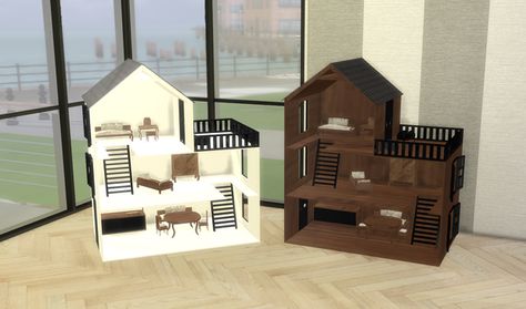 Vigo Dollhouse Scandi Furniture, Kids Doll House, Sims 4 Tsr, The Sims 4 Pc, Cc Mods, Sims 4 Bedroom, Scrapbook Storage, Sims 4 Children, Sims 4 Toddler