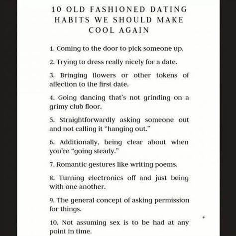 (S) 10 old-fashioned dating habits we should make cool again Old Fashioned Dating, Rules For Dating, Dating Guide, Old Fashioned Love, Dating Rules, Writing Poems, Romantic Gestures, Dating Again, Dating After Divorce