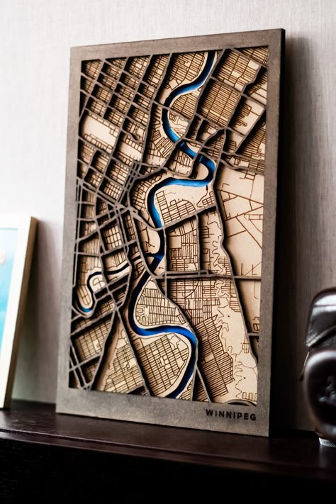 The Best & Truly Creative Wooden Wall Art | Cool Ideas Of Wood Wall Decor | Home Decoration Ideas Wood Laser Ideas, Decorate A Wall, Retro Map, Laser Cut Wood Crafts, 3d Cnc, Layered Art, Wooden Map, Wood Map, Laser Art