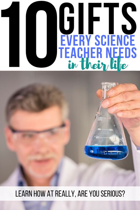 A fun list of really great gifts the science teacher in your life is sure to love and knock their socks off. Check out these fun ideas! Chemistry Teacher Gift, Male Teacher Gifts, Teacher Needs, Chemistry Gifts, Christmas Science, Fun List, Physics Teacher, Science Teacher Gifts, Male Teacher