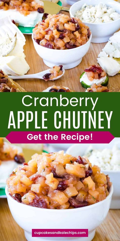 Cranberry Apple Chutney, Cranberry Chutney Recipe, Thanksgiving Side Dishes Crockpot, Apple Chutney Recipe, Thanksgiving Side Dishes Healthy, Southern Style Kitchen, Thanksgiving Side Dishes Easy, Apple Chutney, Cranberry Chutney