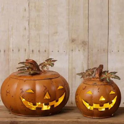 THE PUMPKIN FARM | Shop Sales Events Antique Farmhouse Metal Jack O Lantern, Floral Candle Rings, Jack O Lantern Pumpkin, Metal Pumpkins, Farmhouse Halloween, Pumpkin Farm, Floral Candle, Velvet Pumpkins, Farm Shop