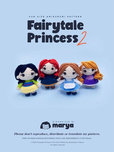 princesas amigurumi Amigurumi Disney Princess, Princesas Disney Crochet, Disney Princess Keychain, Princess Crochet Pattern, Yarn Pictures, Crochet Key Cover, Crochet Princess, Crochet Doll Tutorial, Fairytale Princess