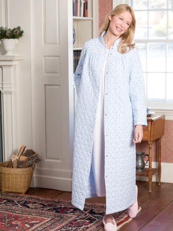 Flannel Robe, Vermont Country Store, Flannel Bedding, Flannel Quilts, Dressing Gown Robe, Country Store, Womens Robes, Sleepwear & Loungewear, Sleepwear Robe