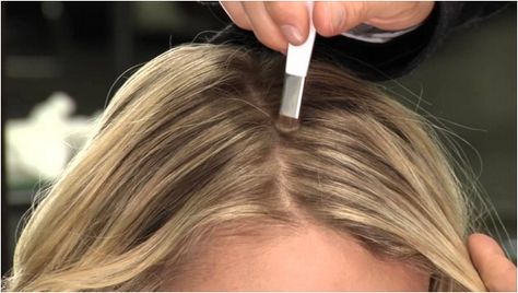 Blonde Root Cover Up, Blonde Hair Dark Roots, Hair Dark Roots, Wow Root Cover Up, Root Cover Up, Wow Hair Products, Hair Doctor, Androgenetic Alopecia, Blonde Roots