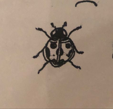 Bug Tattoo Aesthetic, Beetle Stick And Poke, Bug Stick And Poke, Whimsigoth Tattoo Ideas, Simple Bug Tattoo, Tattoo Stick N Poke, Cool Little Tattoos, Moth Tattoos, Stick Poke Tattoo