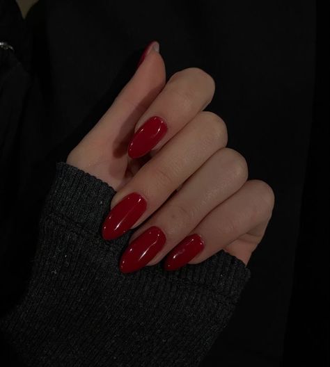 The Red Nail Theory, Red Nail Theory, Nail Theory, Dark Red Nails, Grunge Nails, Red Nail, Nail Jewelry, Boost Your Confidence, Fire Nails