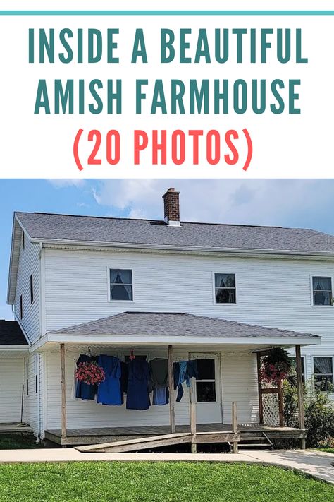 Amish House Plans, Amish Built Homes, Amish Homes Interior, Amish Aesthetic, 1700s Home, Amish Decor, Goth Farmhouse, Amish Farmhouse, Amish Town