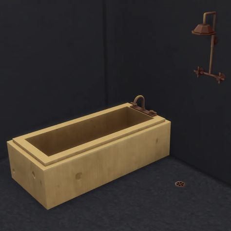 Outdoor Shower & Tub - Brazen Lotus Outdoor Shower Tub, Sims 4 Cc Outdoor, Sims 4 Cc Objects, Build Buy Cc, Sims 4 Cc And Mods, Outdoor Bathroom, Jungle Adventure, Sims Four, Outdoor Bathrooms