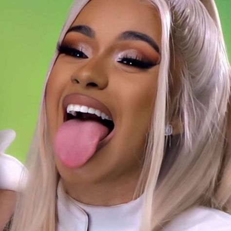 Cardi B Tongue Out, Cardi B Tongue, Cardi B Picture, Cardi B Album, Pictures Of Cardi B, Cardi B Pics, Cardi B Photos, Go Best Friend, Nba Youngboy