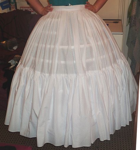 Hoop Skirt Pattern, Hoop Skirt Tutorial, Princess Dress Diy, Chemise Pattern, Victorian Chemise, Truly Victorian, Petticoat Pattern, Victorian Petticoat, Hoop Petticoat