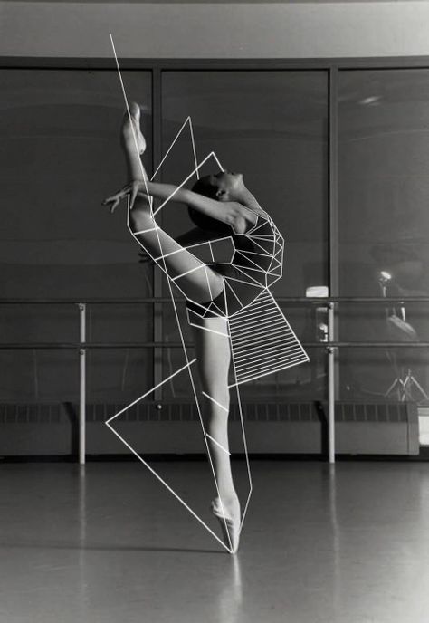 Structure of a Movement Dance Pose, Graphisches Design, The Dancer, George Nelson, Dance Art, Dance Photography, Op Art, Geometric Art, Sacred Geometry