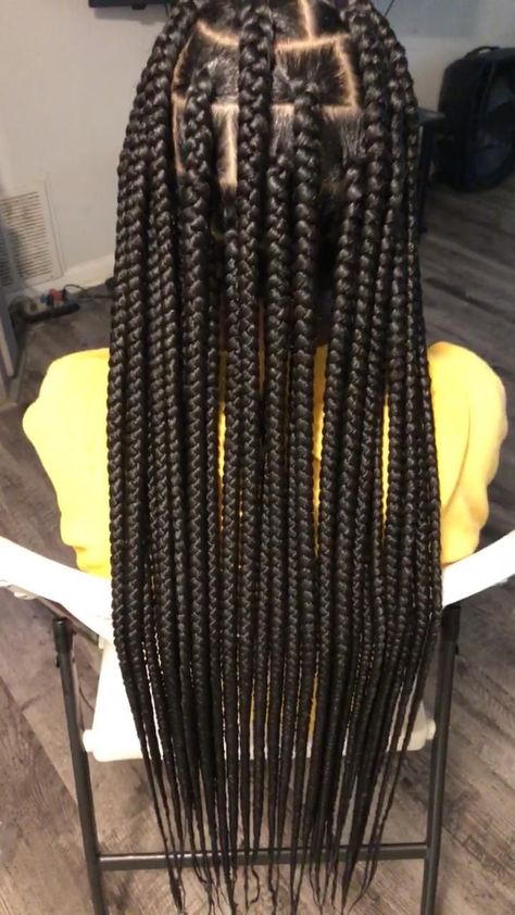 Long Big Box Braids, Knotless Medium, Medium Knotless Braids, Medium Knotless, Braids Knotless, Hairstyles Color, Big Box Braids, Big Box Braids Hairstyles, African Hair Braiding Styles