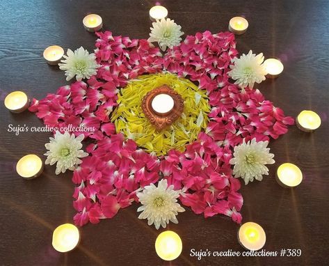 Easy And Simple Rangoli Design Images For Diwali 2020 | Venuemonk | Simple flower rangoli, Rangoli designs flower, Colorful rangoli designs Pooja Shelf, Easy Diwali Rangoli, Simple Flower Rangoli, Rangoli Designs Simple, Designs Rangoli, Home Flower Decor, Diwali Photography, Easy Rangoli Designs Videos, Very Easy Rangoli Designs