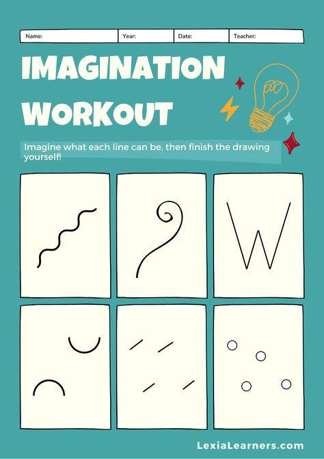 Exercise your child's imagination through this fun activity! Imagination Exercises, Exercise For Kids, Draw Your, Free Kids, Educational Resources, Fun Activities, Vision Board, Education, Quick Saves