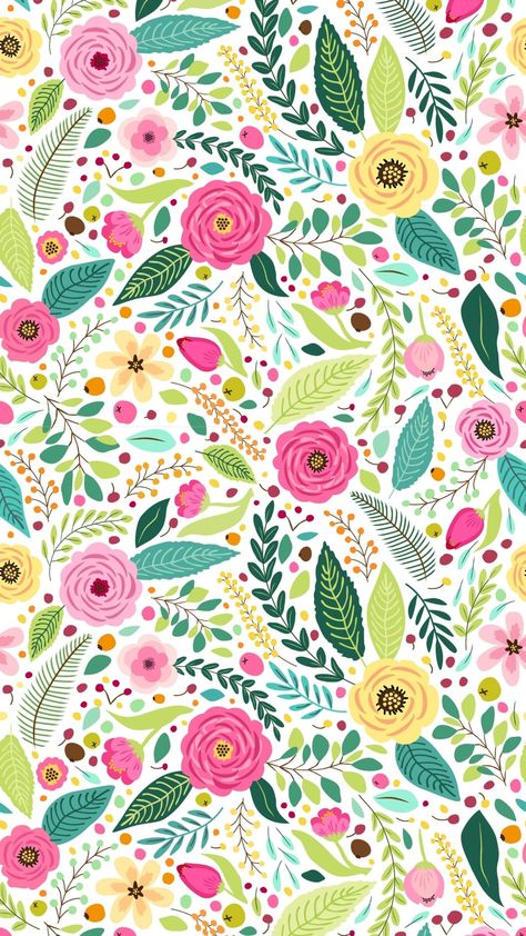 Cute (Free!) Phone Backgrounds - Kendra John Designs Floral Phone Wallpaper, Free Phone Backgrounds, Aztec Wallpaper, Diy Floral Wreath, Folk Print, Positive Sayings, Vintage Flowers Wallpaper, Zen Doodle Art, 1 Aesthetic