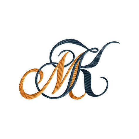 M and K or K and M 1 Two-Letter Monogram Combination Machine | Etsy M K Tattoo Letter, M And K Letters Together, M K Tattoo, Fancy Letter M Design, Fancy Letter M, M Letter Design, Dental Business Cards, Meldi Ma Hd Photo, Split Complementary Colors