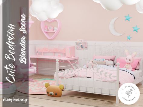 Sims 4 Custom Content Patreon, Sims 4 Cc Furniture Living Rooms, Sims 4 Beds, Cute Bedroom, Sims 4 Kitchen, Mod Furniture, Sims Packs, The Sims 4 Pc, Sims 4 Anime