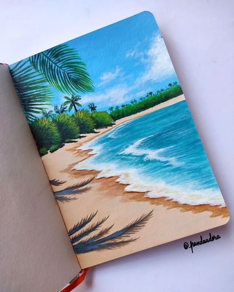 Beach Art Drawing, Drawing Ideas Beach, Drawing Of Beach, Painting Ideas People, Beach Watercolor Paintings, Beach Drawing Ideas, Beach Painting Acrylic, Painting Ideas Beach, Acrylic Beach Painting