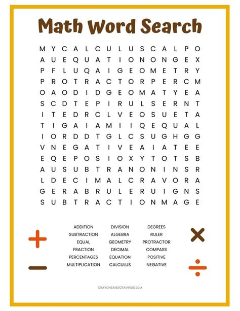 A free math word search printable with 18 math terms to find, including: decimal, algebra, multiplication, fraction, and addition. Math Word Search Puzzles, Math Word Search, Math Terms, Basic Math Worksheets, Brain Puzzle, Math Quiz, Maths Worksheet, Fun Math Worksheets, Free Word Search