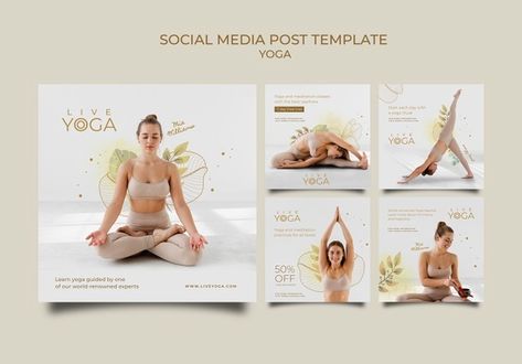 Yoga Social Media, Yoga Marketing, Post Yoga, Health Yoga, Meditation Exercises, Yoga Guide, Facial Yoga, Wellness Yoga, Yoga Poster