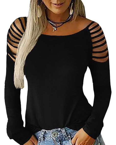 Shorts Boots, Casual Blouse Shirts, Cold Shoulder Shirt, Casual Shirt Women, Blouse Models, Shoulder Tops, Shoulder Shirts, Cold Shoulder Top, Plus Size Blouses