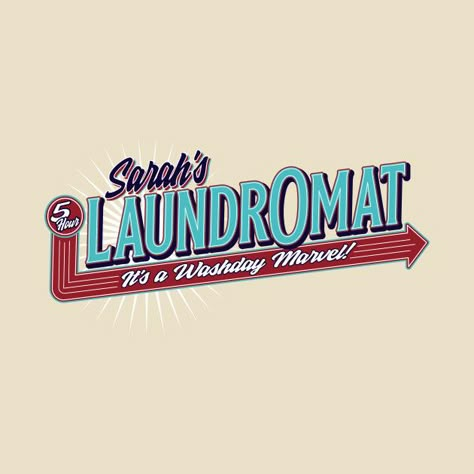 Laundromat Decals Bloxburg, Laundromat Bloxburg, Bloxburg Laundromat, Laundromat Sign, Laundromat Design, Heart Land, Laundry Logo, Disney World Merchandise, Cool Things To Build