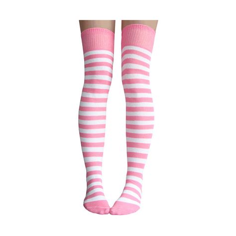 Pink White Striped Thigh Highs ($50) ❤ liked on Polyvore featuring intimates, hosiery, socks, pink thigh high socks, over knee socks, striped thigh high socks, above knee socks and pink socks Pink Thigh High Socks, Striped Thigh Highs, White Thigh High Socks, Pink Knee High Socks, White Thigh Highs, Striped Thigh High Socks, Thigh Socks, Cute Tights, Over Knee Socks