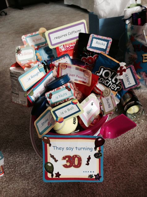 30th birthday bucket 30th Birthday Gift Ideas For Best Friend, 30th Birthday Baskets For Women, 30th Birthday Gift Ideas For Women, 30th Birthday Gift Baskets, 30th Birthday Gifts For Best Friend, 30 Birthday Gifts, 30th Birthday Gift Ideas, 30th Birthday Ideas, 30th Ideas