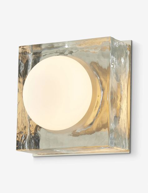 Ravi Square Glass Wall Sconce