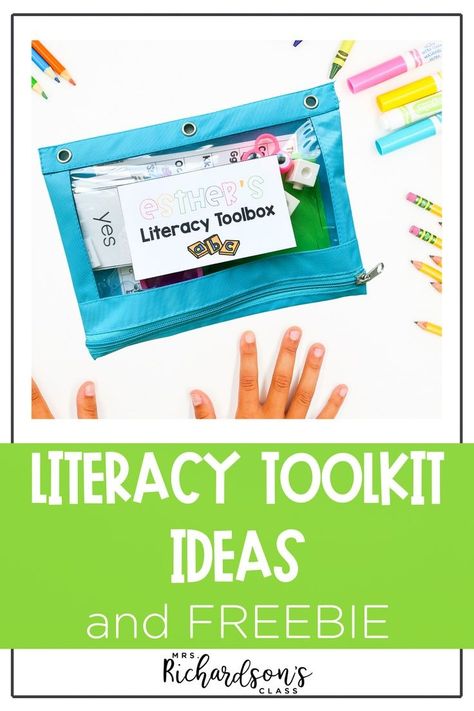 Make building reading skills easy in kindergarten and first grade by using literacy toolkits! Learn how to build a literacy toolkit with literacy manipulatives based on the science of reading. Plus, get FREE printable literacy manipulatives to support sight words, phonics skills, alphabet skills, and more! Have your students use these toolkits during literacy centers and guided reading. Learn more here! Small Reading Groups, Centers First Grade, Reading Small Groups, Guided Reading Activities, Decodable Books, Structured Literacy, Guided Reading Lessons, Sight Word Cards, Phonics Rules