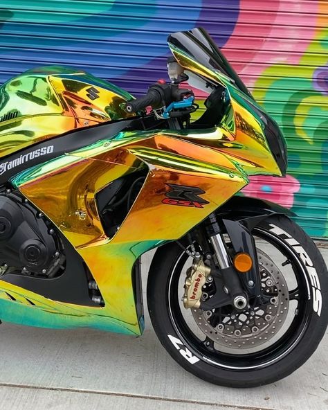 Lil Goblin😈🏍💨 on Instagram: “She’s just purring🐱🌈😜🏍🔥 @tamirrusso #motorcycle #color #sportbike #bikelife #rainbow #crazy” Rainbow Motorcycle, Rainbow Bike, Best Color Schemes, Jet Ski, Bike Life, Go Kart, Sport Bikes, Color Schemes, Sports Car