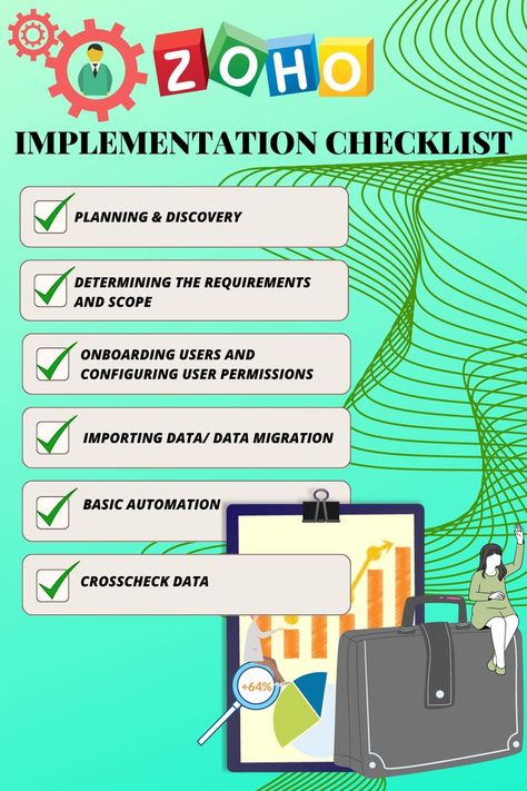 Zoho Implementation checklist Implementation Plan, Data Migration, Save The Day, The Keys, The Day, How To Plan