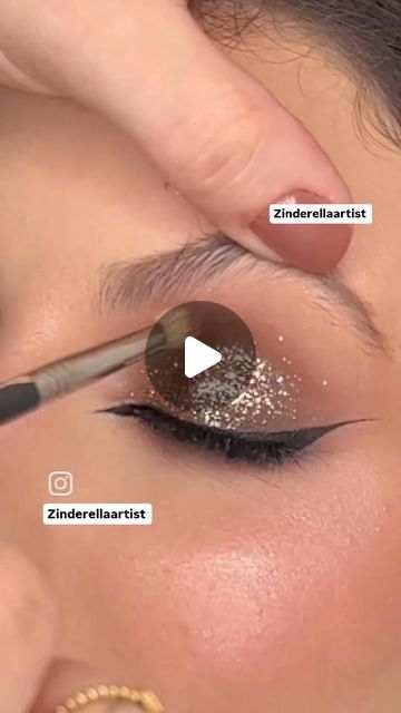 @zinderella_artist on Instagram: "Most Beautiful Glittery Eye Makeup Tutorial 😍❤️.....
Follow _ @zinderella_artist 
.
.
.
.
.
.
.
.
.
.
.
.
#réel #reels #reelkarofeelkaro #reelitfeelit #reelinsta #viral #viralreels #trending #trendingreels #eye #eyemakeuptutorial #eyemakeupvideo #eyetutorial #makeup #makeuptutorial #makeupartist #glitter #glittereyemakeup #glittereyeshadow #artist #zinderellaartist #delhihairstylist" Firework Eye Makeup, Reputation Eye Makeup, Glittery Eyeshadow Looks, Glittery Eye Makeup Tutorial, Eye Make Up Videos, Glittery Eye Makeup, Glittery Eyeshadow, Silver Eye Makeup, Glittery Eyes